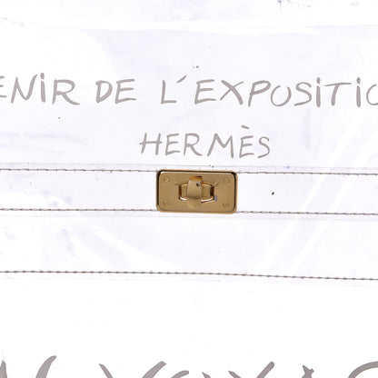 Hermes Vinyl Souvenir De L'Exposition Kelly Transparent 5 of 11