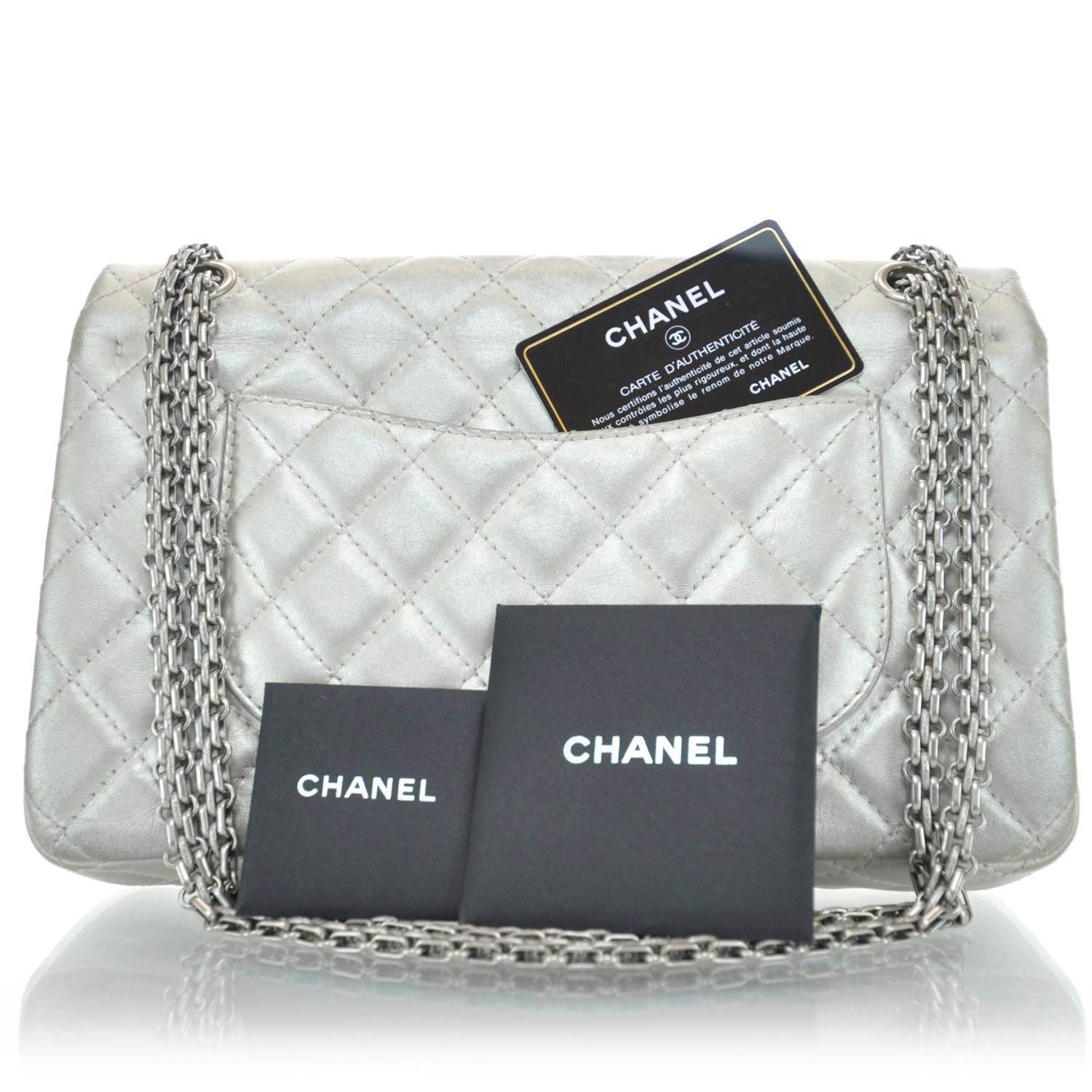 Chanel Lambskin 2.55 Reissue 226 Flap Metallic 3 of 9