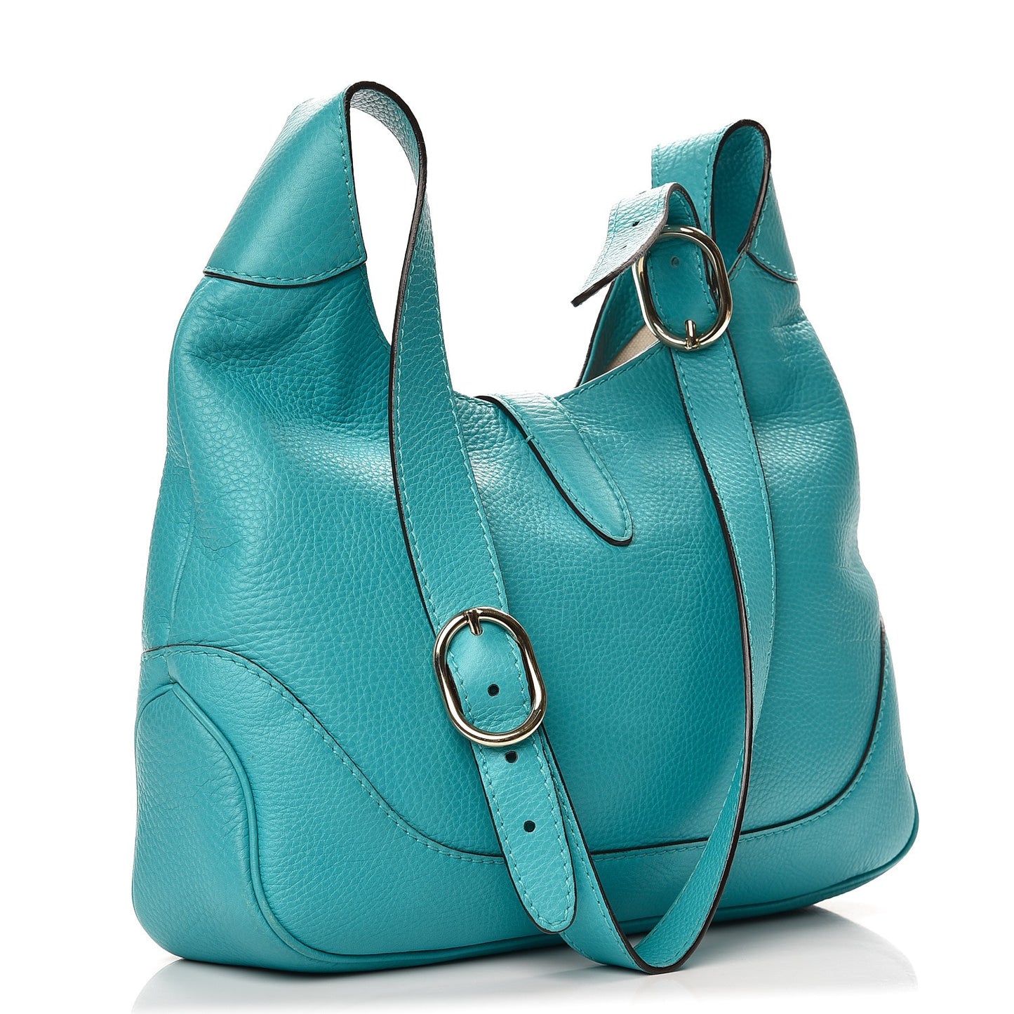 Calfskin Medium Jackie O Hobo Light Blue