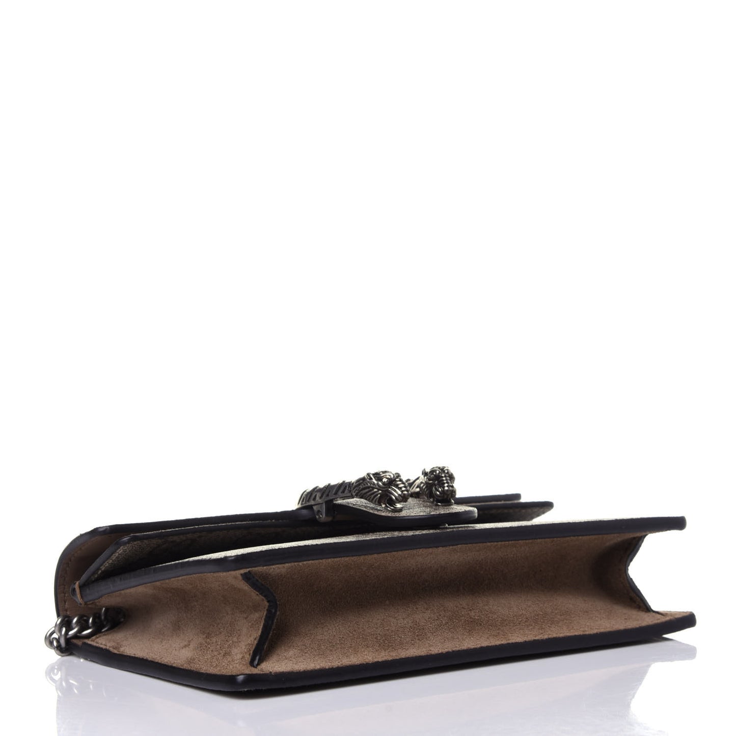 GG Supreme Monogram Super Mini Dionysus Shoulder Bag Taupe