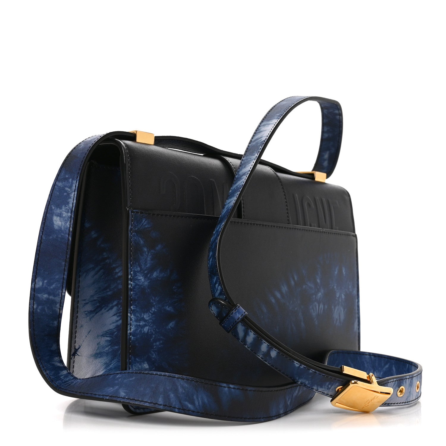 Christian Dior Box Calfskin Tie Dye 30 Montaigne Flap Bag Multicolor 3 of 9