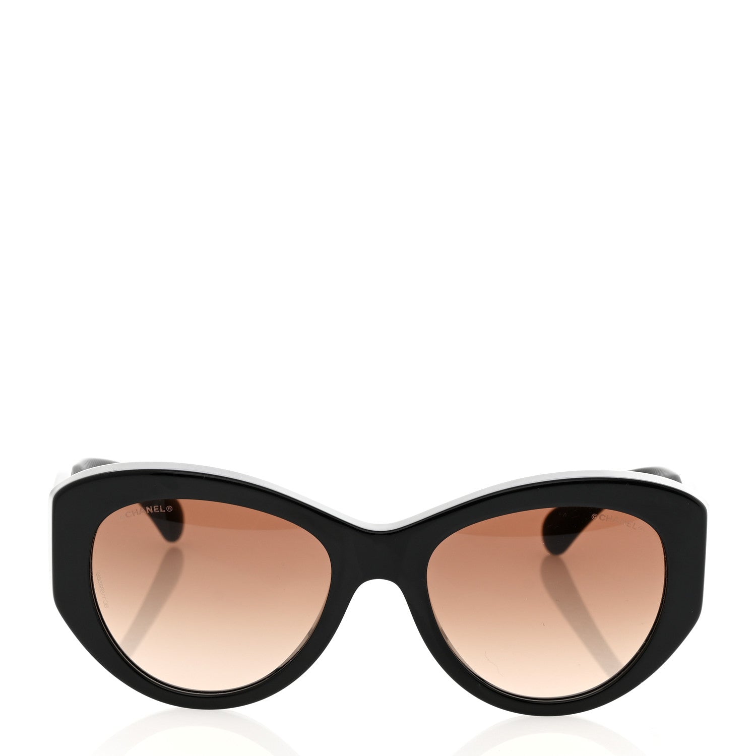 Chanel Acetate Butterfly Large CC Sunglasses 5492 Black 2 of 8