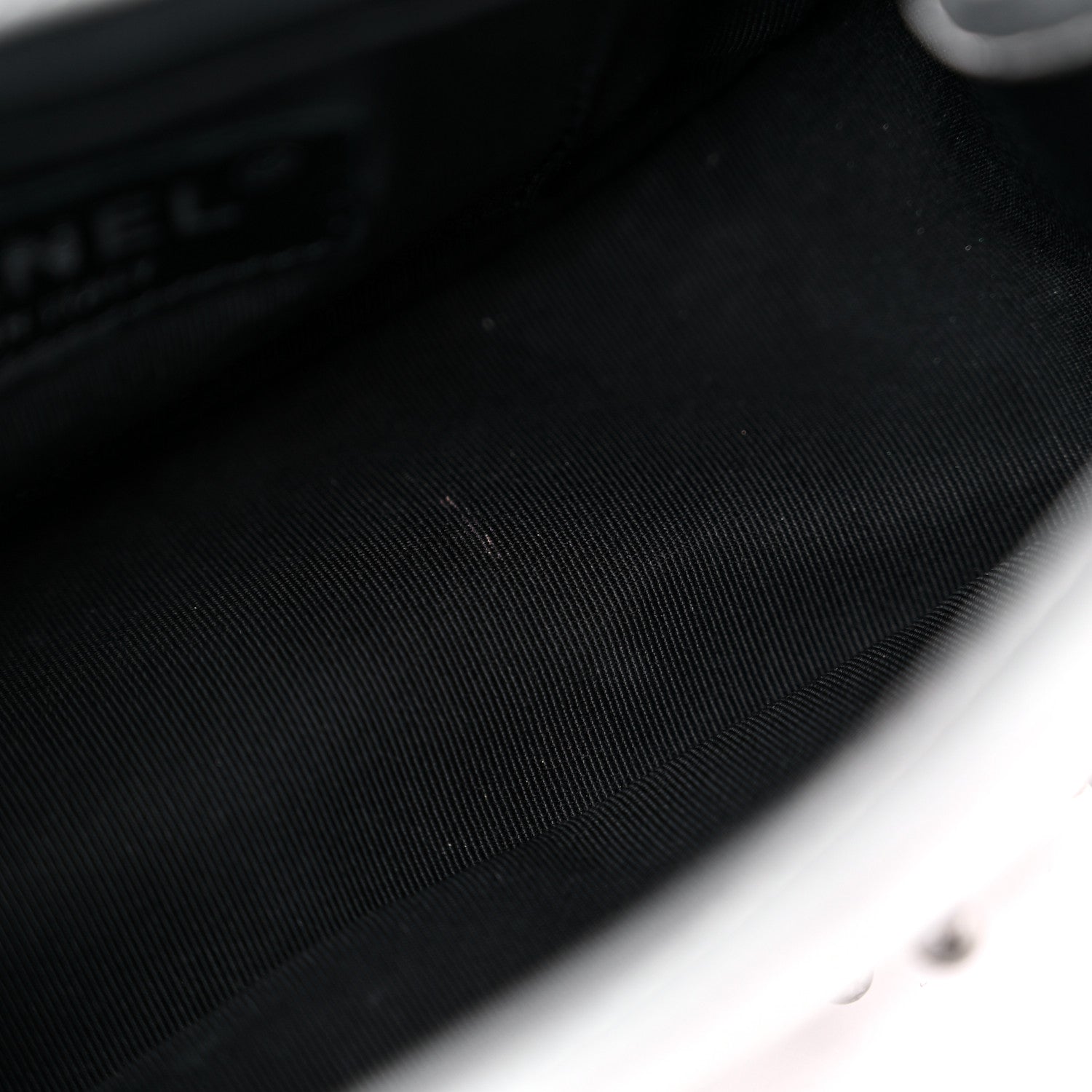 Chanel Metallic Lambskin Chevron Quilted Studded Extra Mini Flap Silver 10 of 13