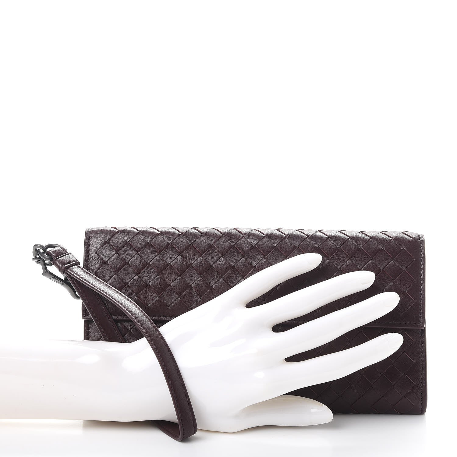 Bottega Veneta Nappa Intrecciato Continental Wallet Dark Barolo 2 of 10