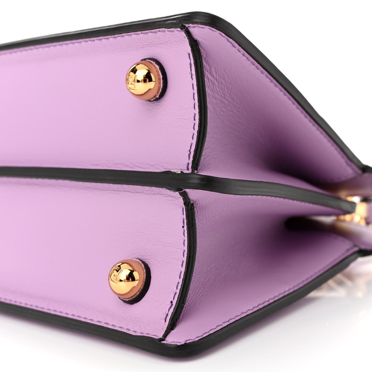 Shiny Nappa Petite Peekaboo I SEE U Satchel Violetta