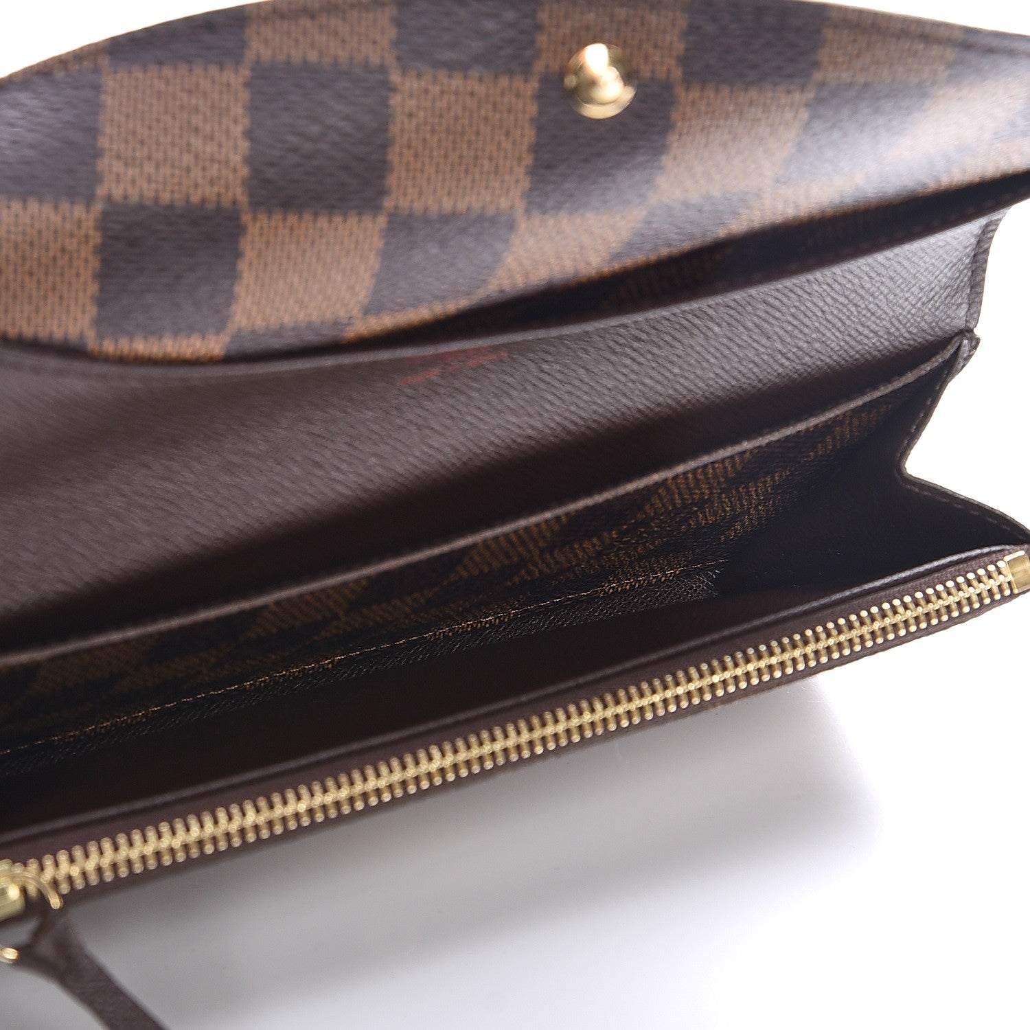 Louis Vuitton Damier Ebene Emilie Wallet 5 of 7