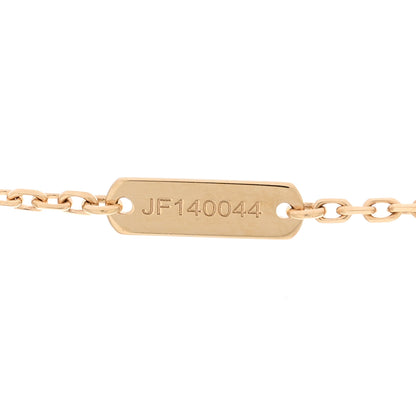 Van Cleef & Arpels 18K Yellow Gold Guilloche Vintage Alhambra Pendant Necklace 4 of 6