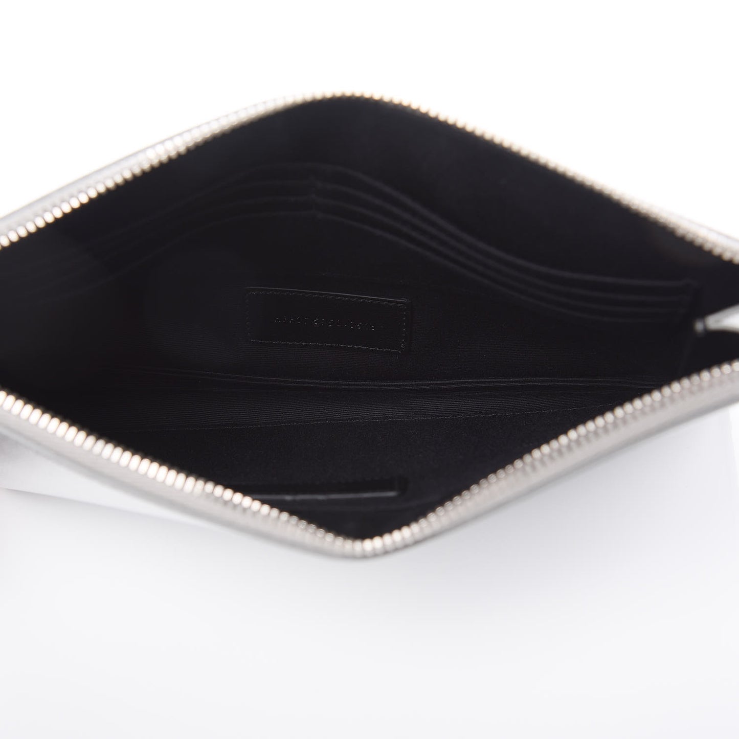 Metallic Grain de Poudre Mini Tablet Holder Argento