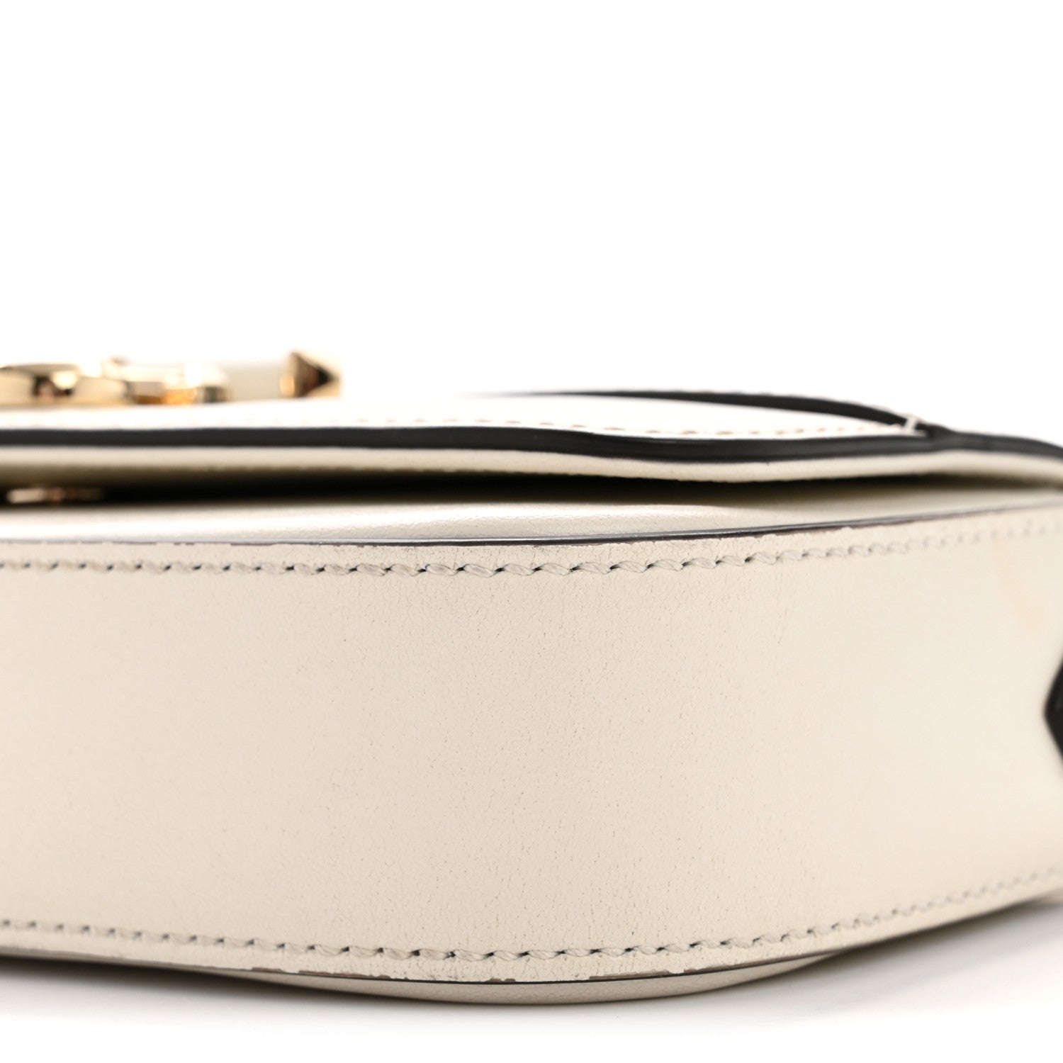 Jimmy Choo Calfskin Mini Avenue Shoulder Bag White 9 of 12
