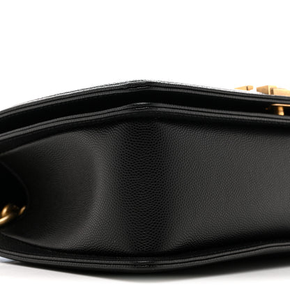 Chanel Caviar Quilted Medium Boy Flap Black 9 of 13
