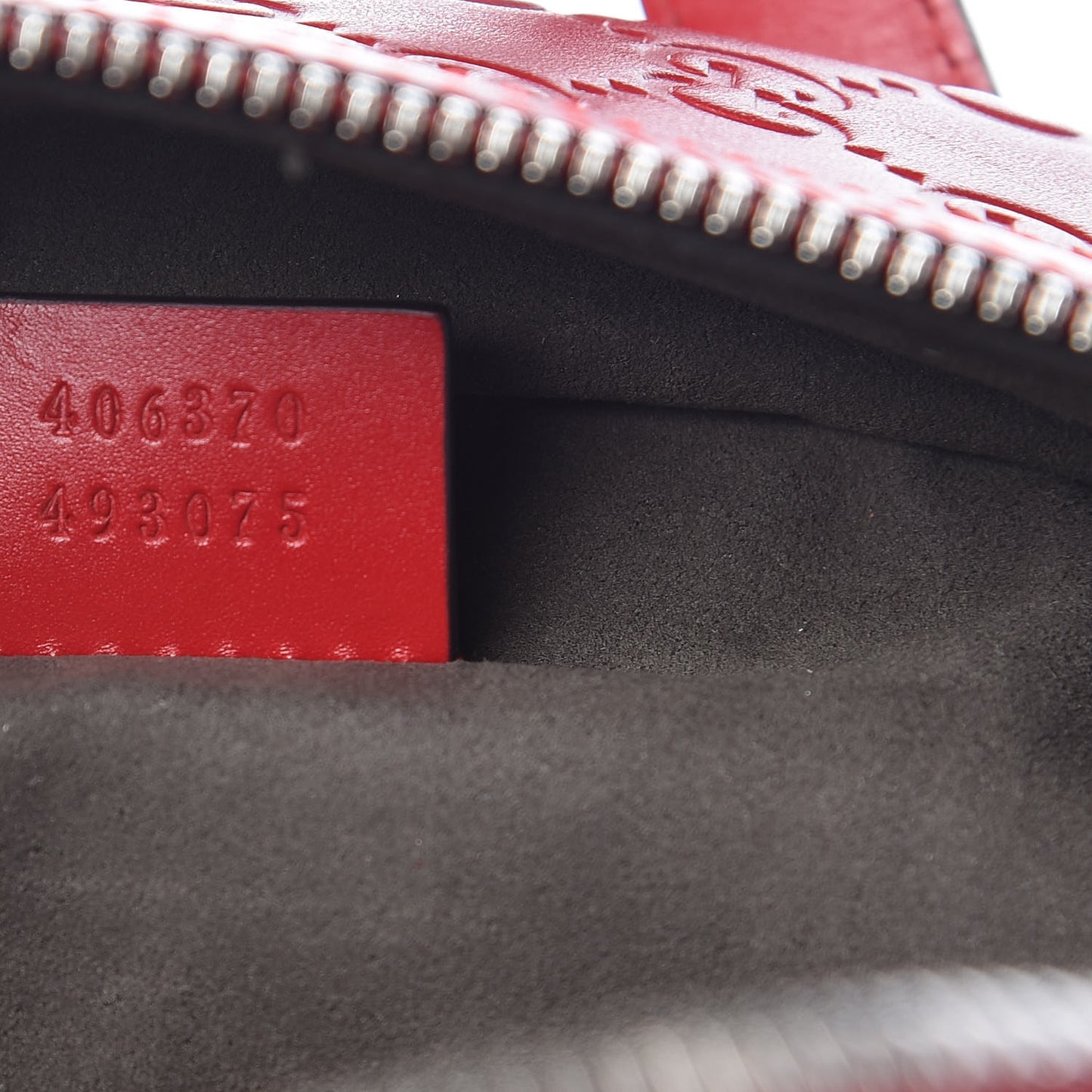 Guccissima Signature Day Backpack Hibiscus Red