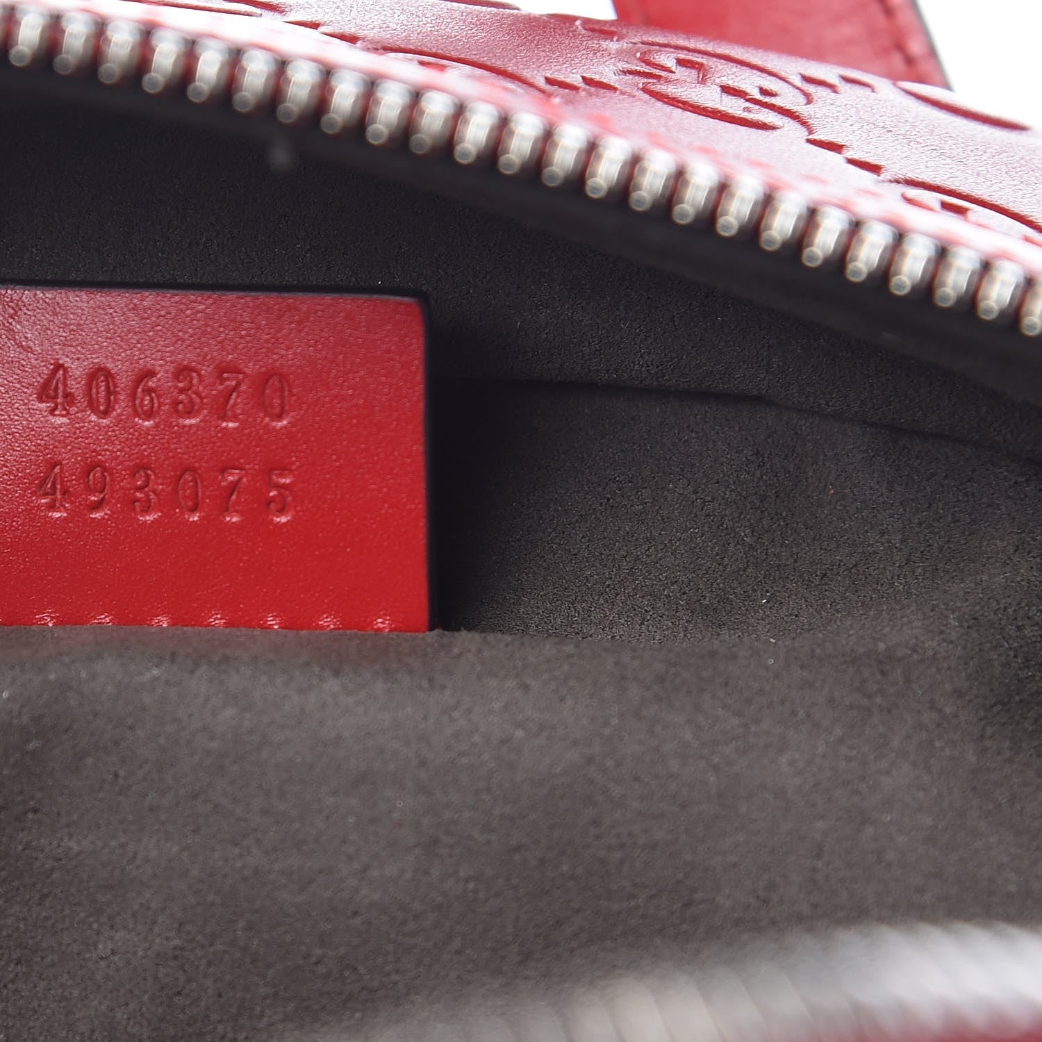 Gucci Guccissima Signature Day Backpack Hibiscus Red 8 of 10