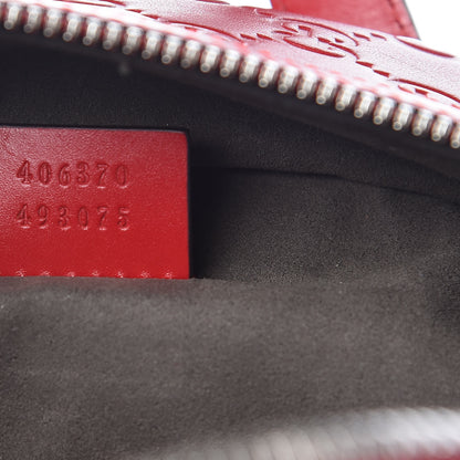 Gucci Guccissima Signature Day Backpack Hibiscus Red 8 of 10