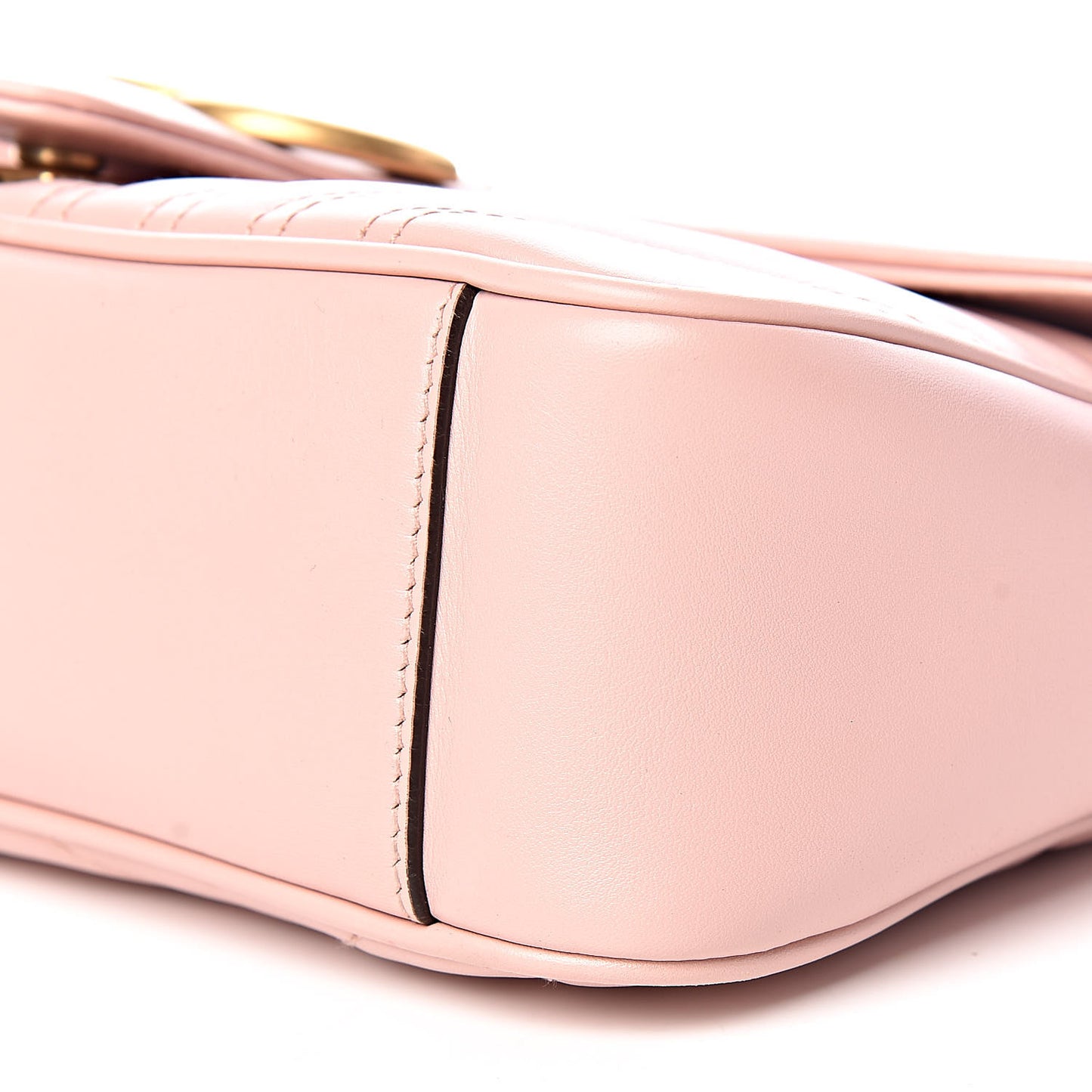 Calfskin Matelasse Small GG Marmont Shoulder Bag Perfect Pink