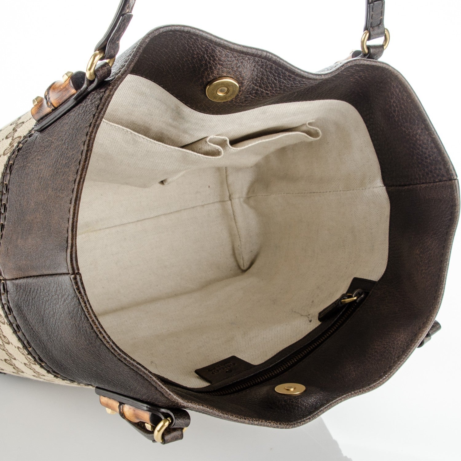 Gucci Monogram Medium Laidback Crafty Tote Dark Brown 9 of 12