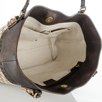 Gucci Monogram Medium Laidback Crafty Tote Dark Brown 9 of 12