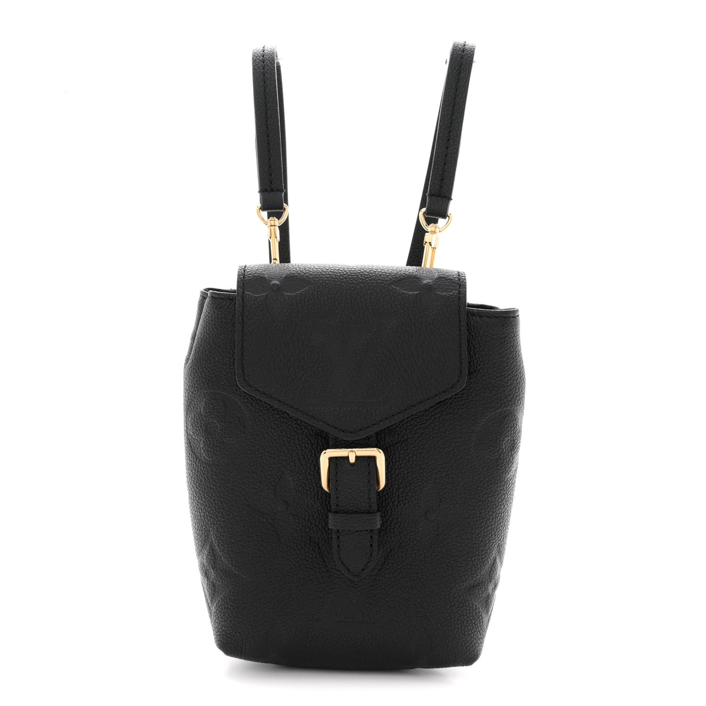 Empreinte Monogram Giant Tiny Backpack Black