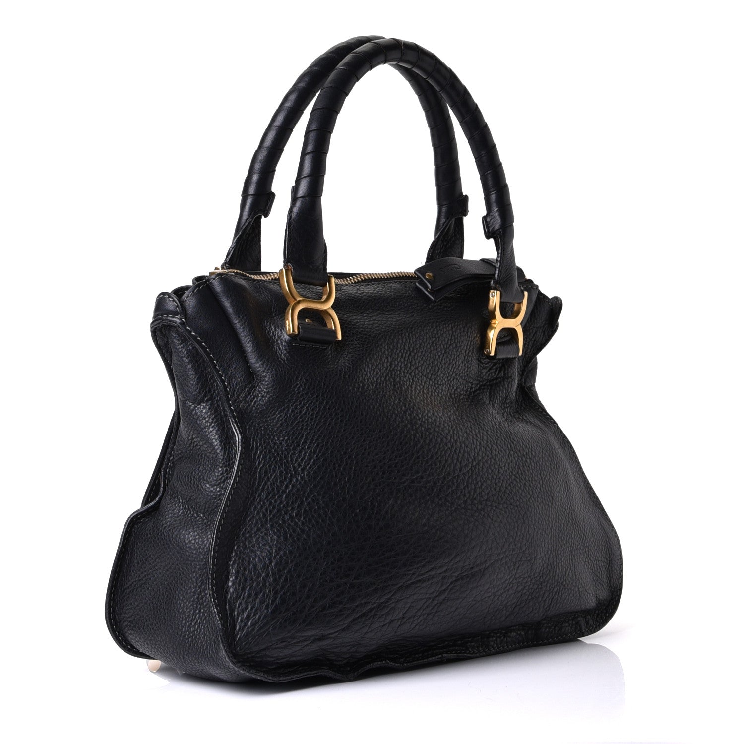Chloe Calfskin Medium Marcie Satchel Black 2 of 5