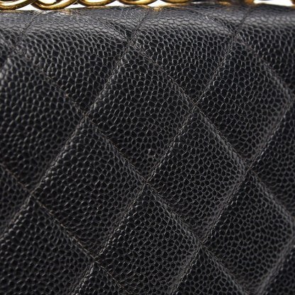 Chanel Caviar Quilted Jumbo Single Flap Black 8 of 8