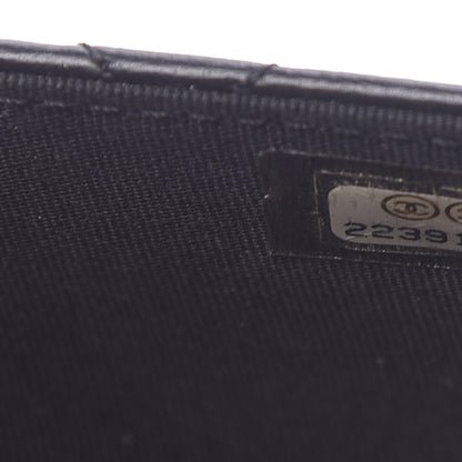 Chanel Lambskin Quilted Boy Wallet On Chain WOC Black 8 of 12