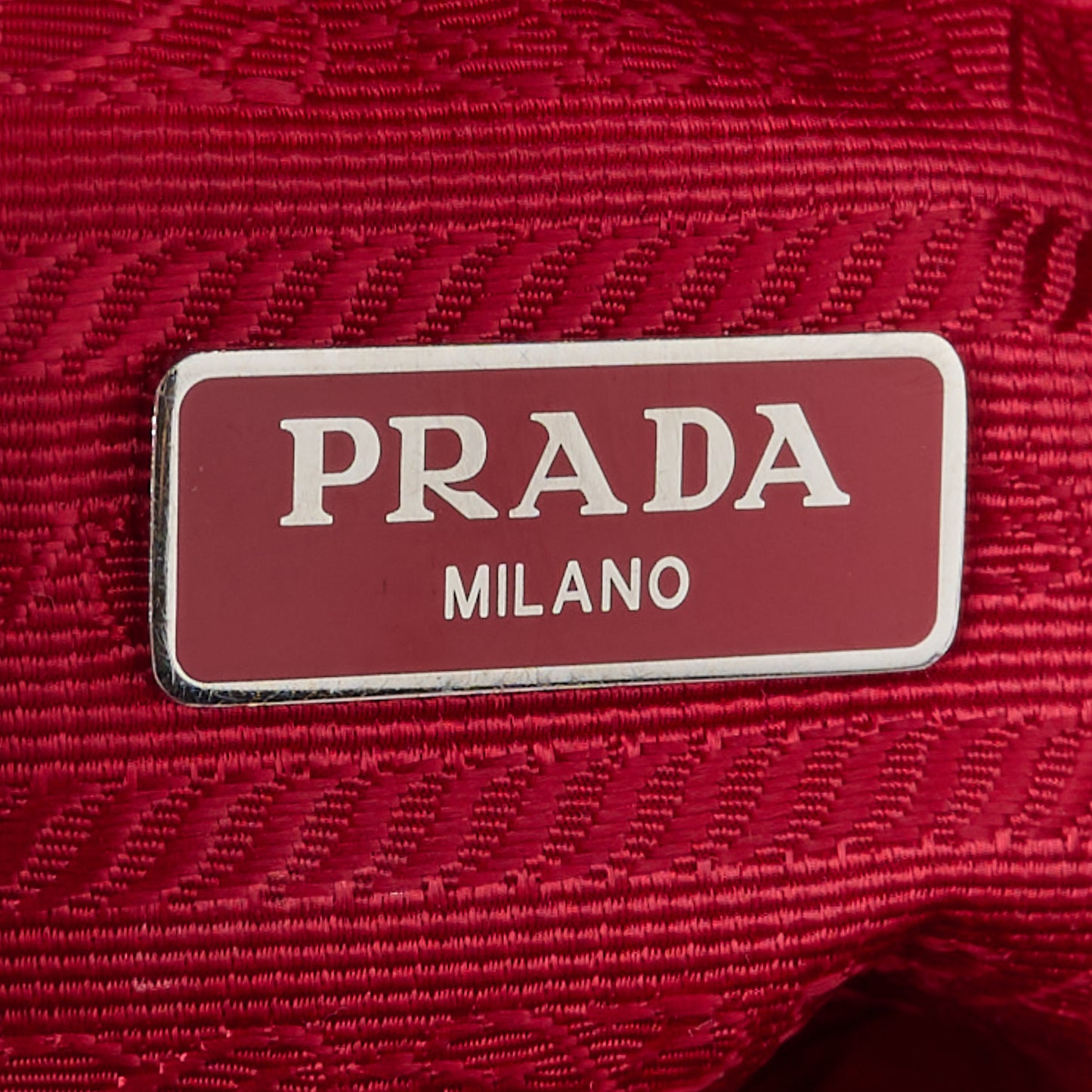 Tessuto Nylon Mini Re-Edition 2000 Bag Rosso