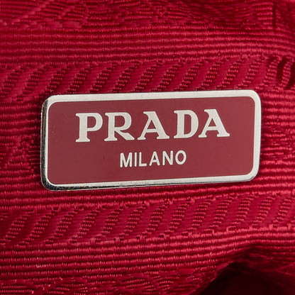 Prada Tessuto Nylon Mini Re-Edition 2000 Bag Rosso 6 of 16