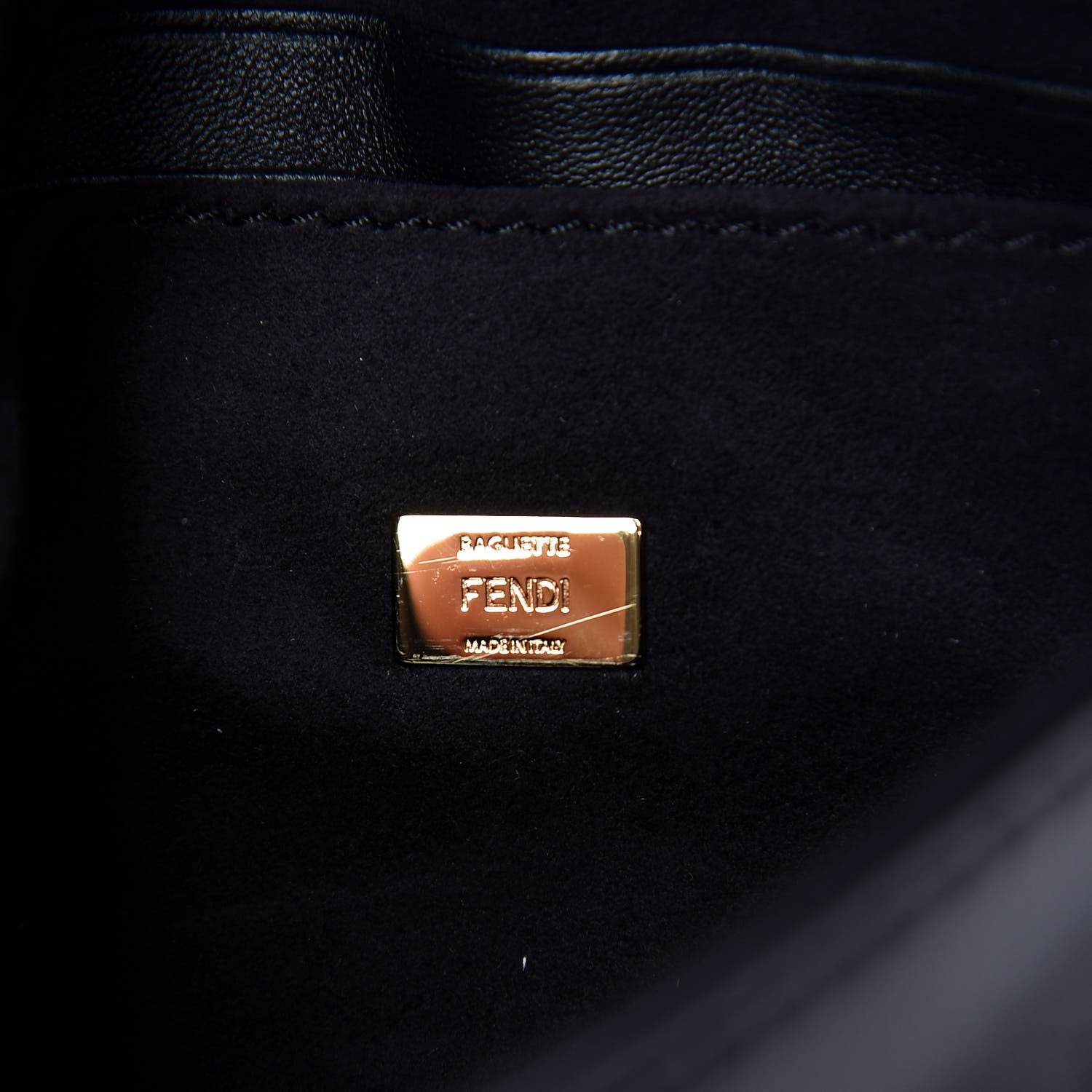 Fendi Shiny Nappa Micro By The Way Crossbody Black 6 of 7