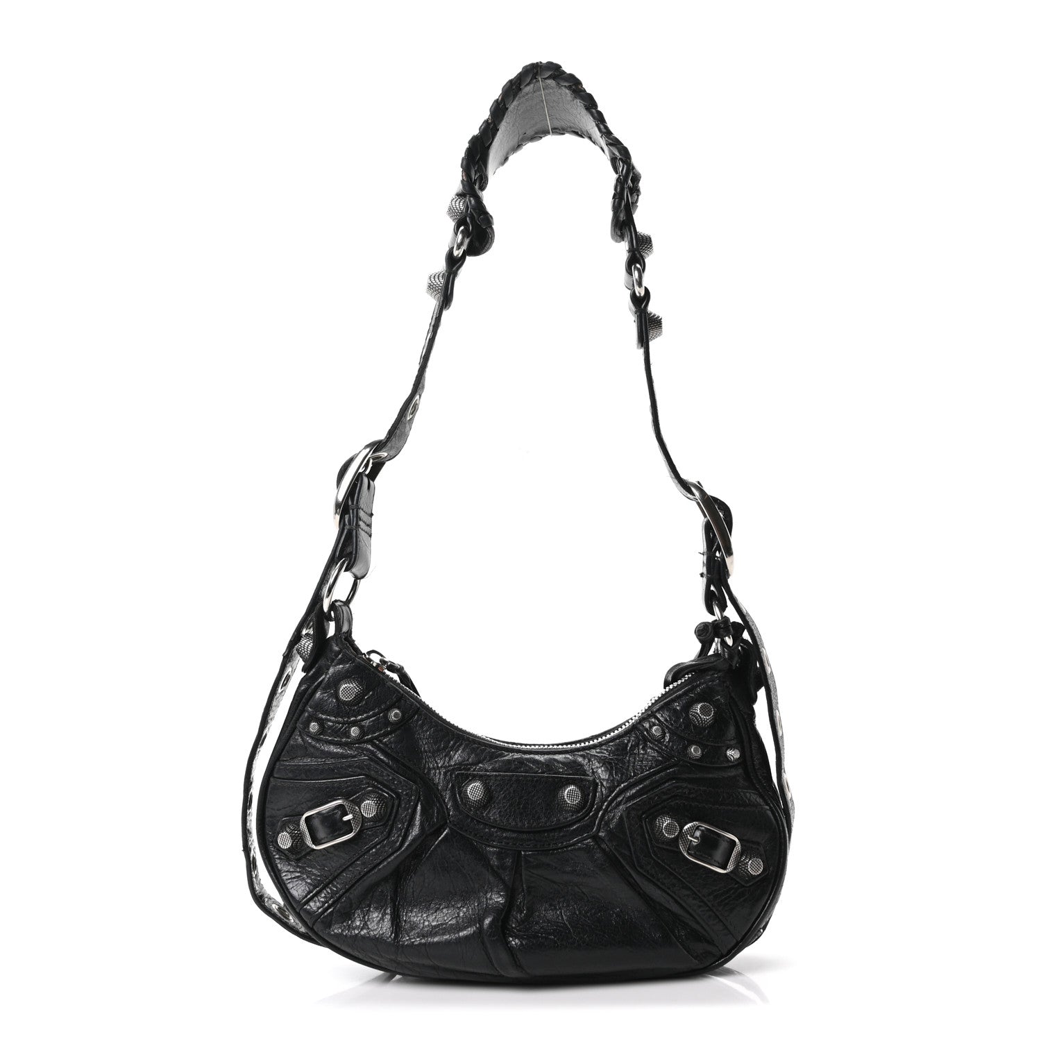 Balenciaga Agneau Arena Le Cagole Shoulder Bag XS Black 1 of 12
