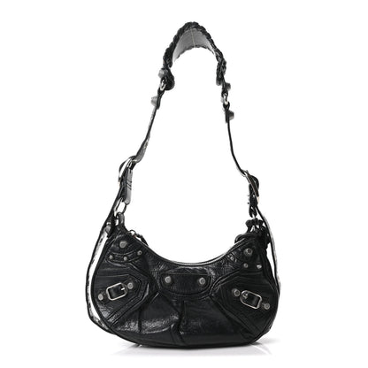 Balenciaga Agneau Arena Le Cagole Shoulder Bag XS Black 1 of 12