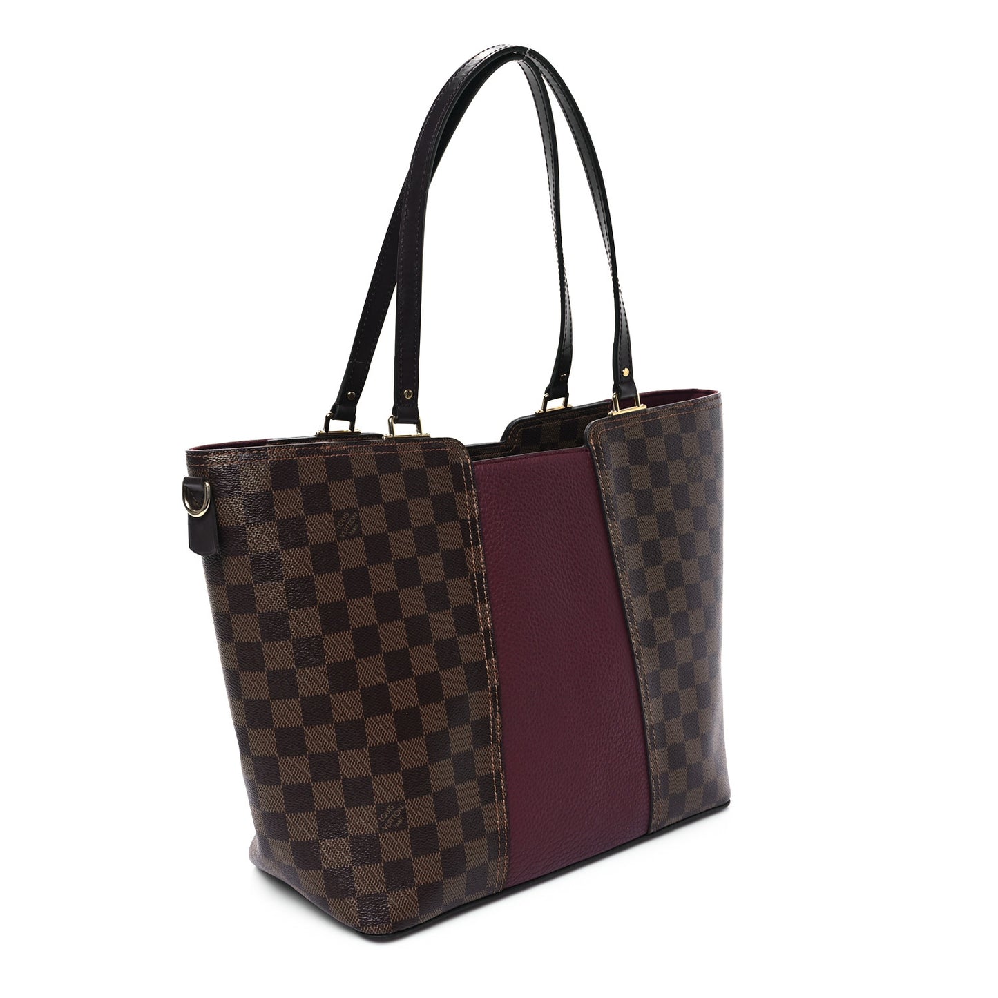Damier Ebene Taurillon Jersey Bordeaux