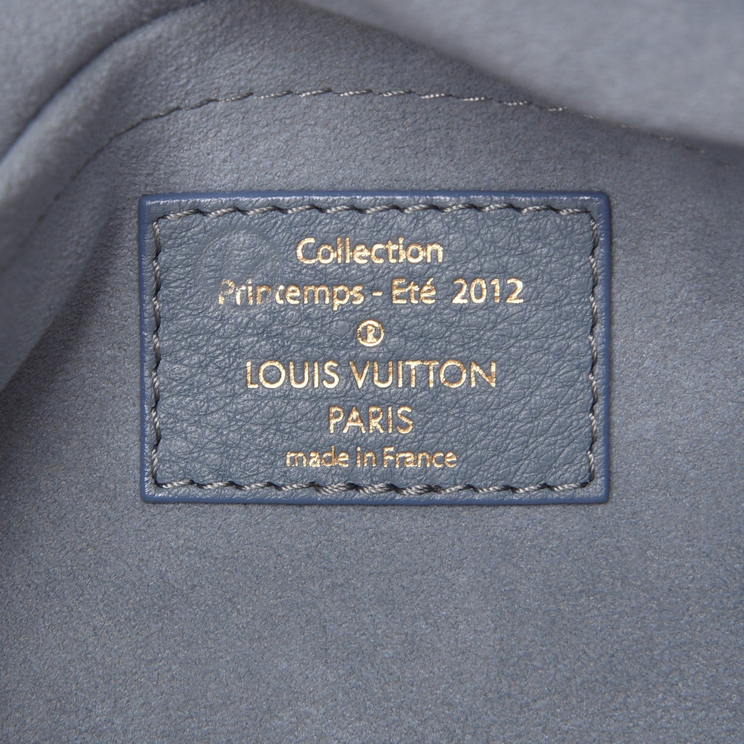 Louis Vuitton Monogram Denim Pochette Round Blue 6 of 7