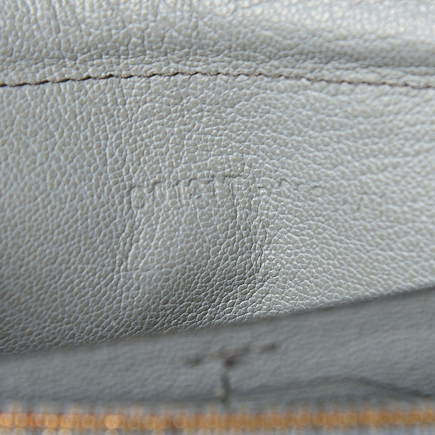 Calfskin Natalia Wallet On Chain Light Blue