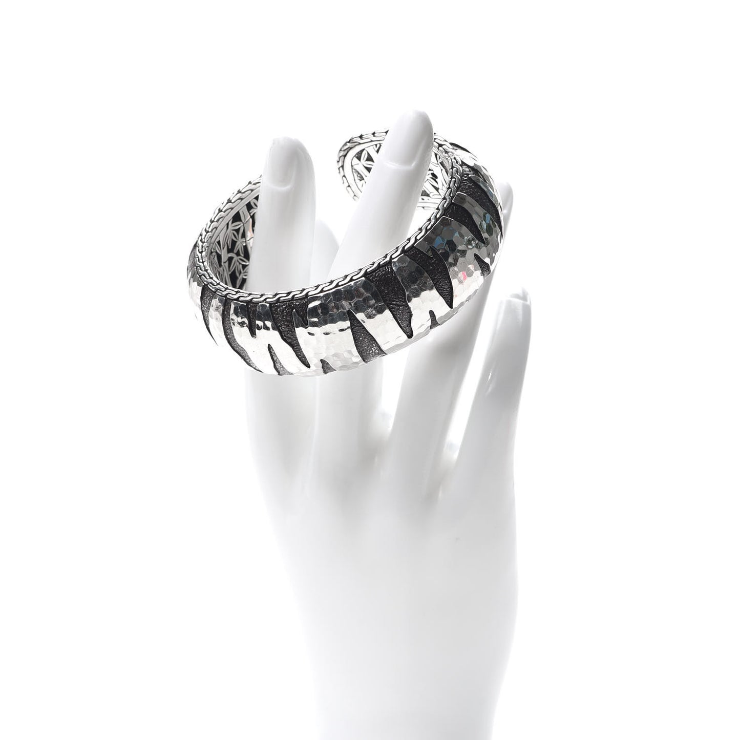 Sterling Silver Palu Macan Tiger Stripe Cuff Bracelet