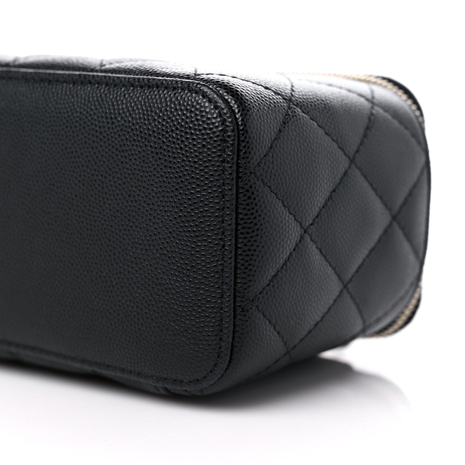 Chanel Caviar Quilted Small Vanity Case With Chain Black 9 of 13