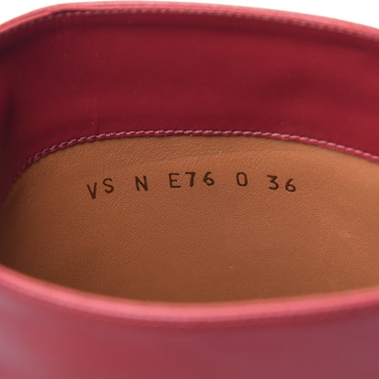 Valentino Garavani Vitello Lovestud Knee High 85mm Boots 36 Rosso Valentino 7 of 11