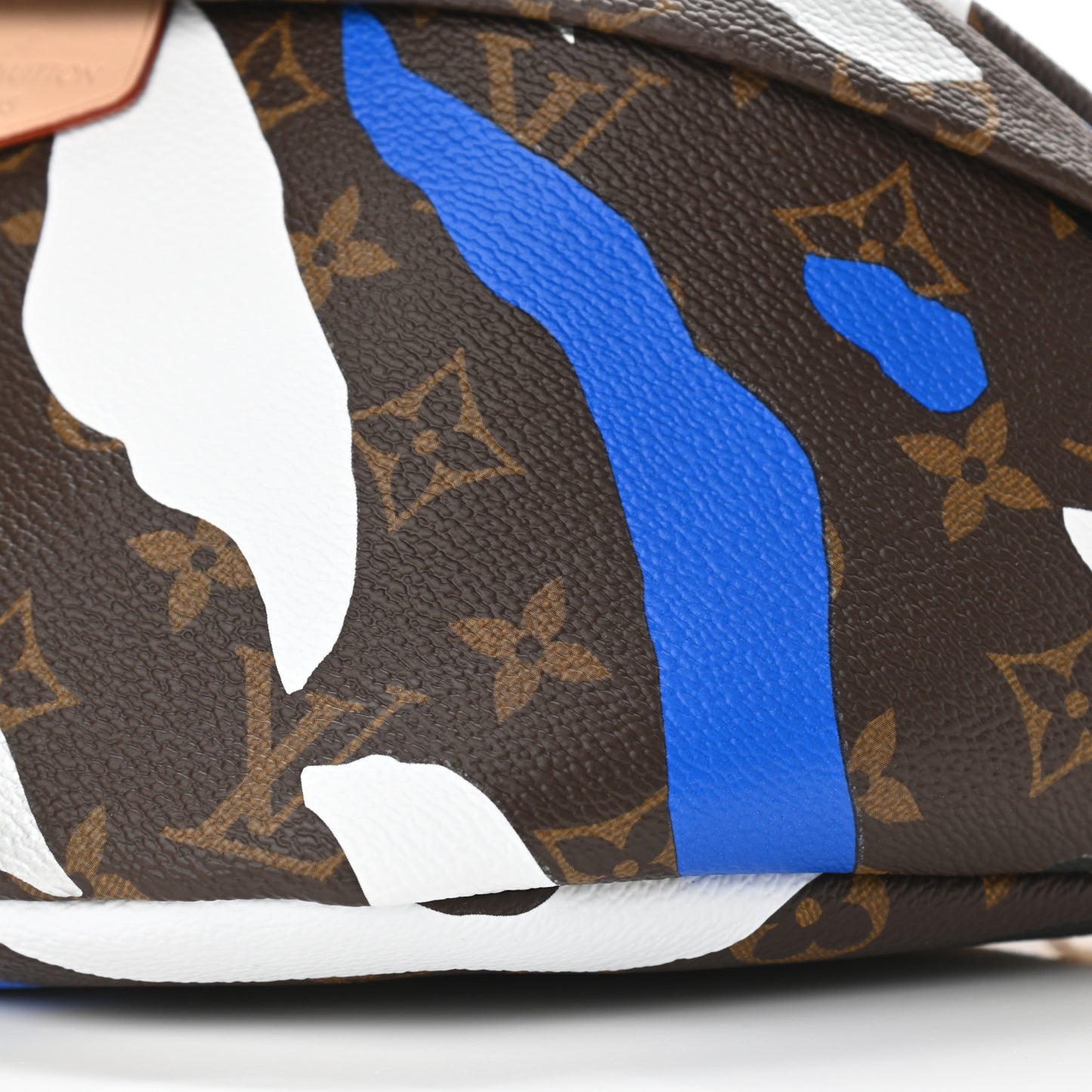 X LOL Monogram Bumbag Blue Silver