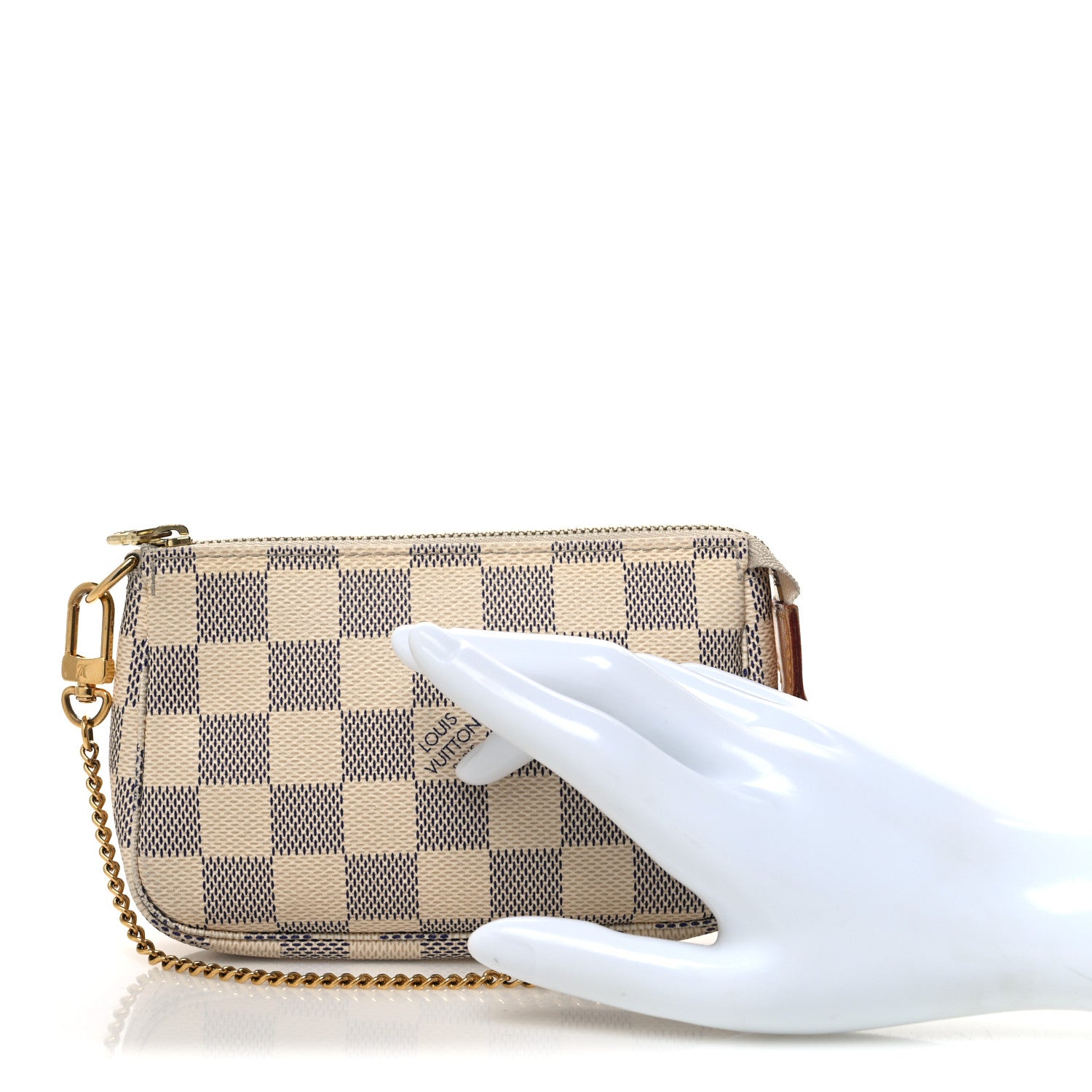 Louis Vuitton Damier Azur Mini Pochette Accessories 2 of 7
