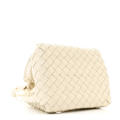 Bottega Veneta Nappa Intrecciato Small Parachute Shoulder Bag Sea Salt 4 of 10