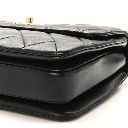 Chanel Lambskin Quilted Small Trendy CC Dual Handle Flap Bag Black 10 of 11
