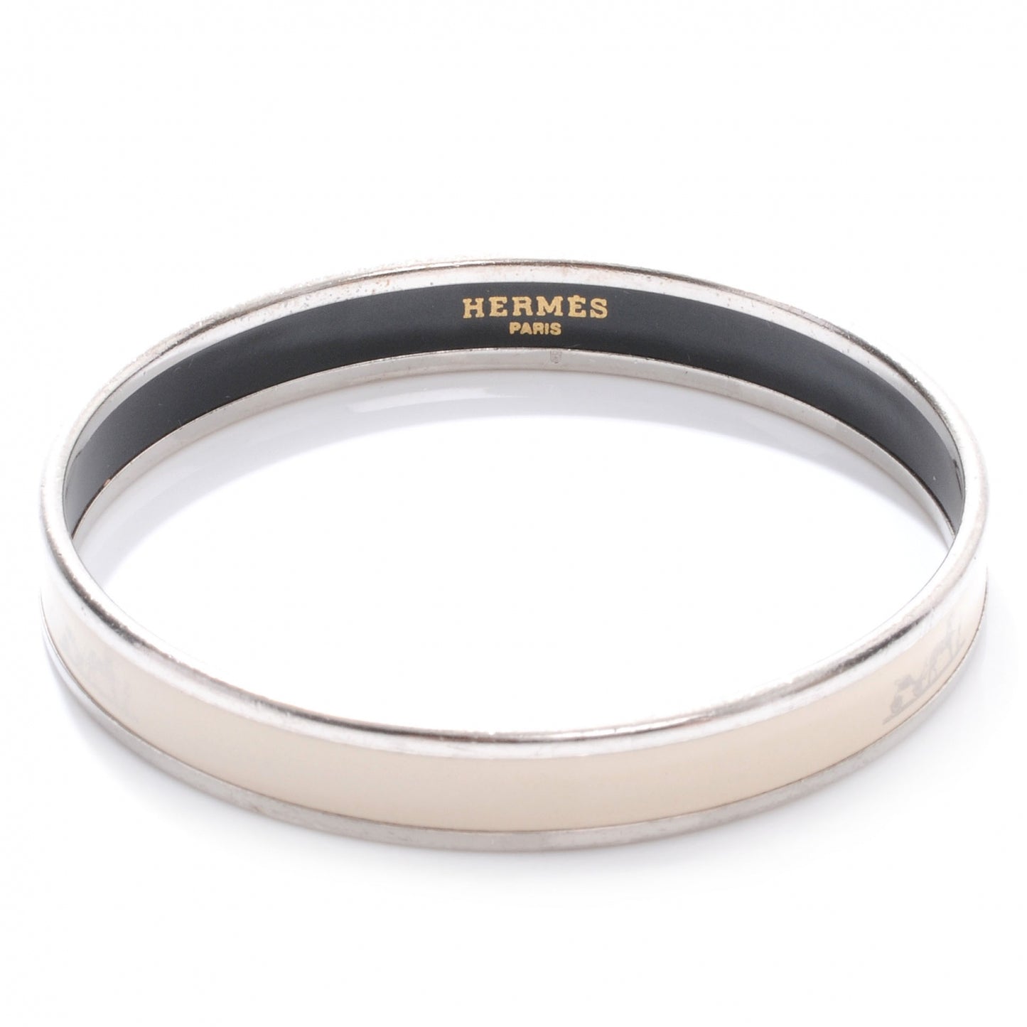Enamel Narrow Caleche Printed Bracelet PM 65