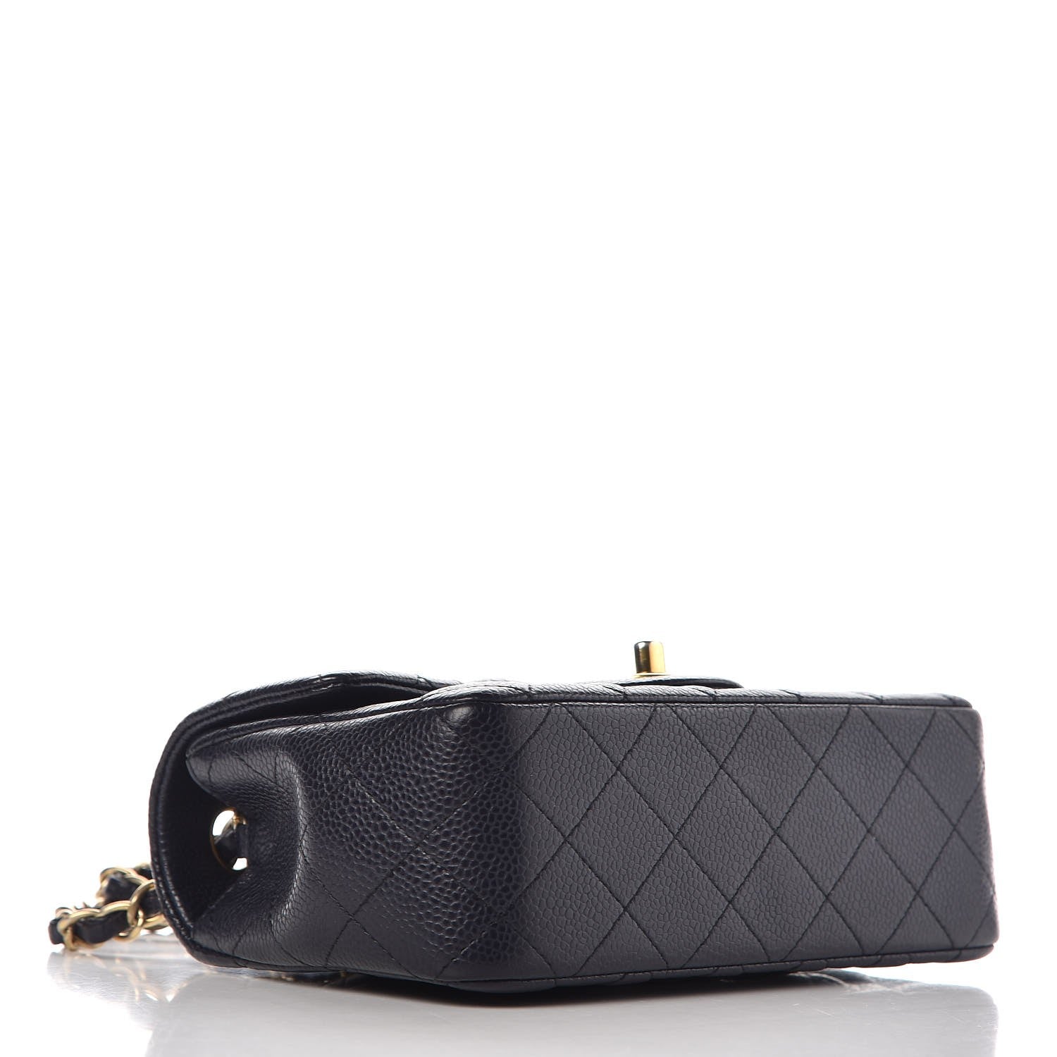 Chanel Caviar Quilted Mini Rectangular Flap Navy 4 of 7