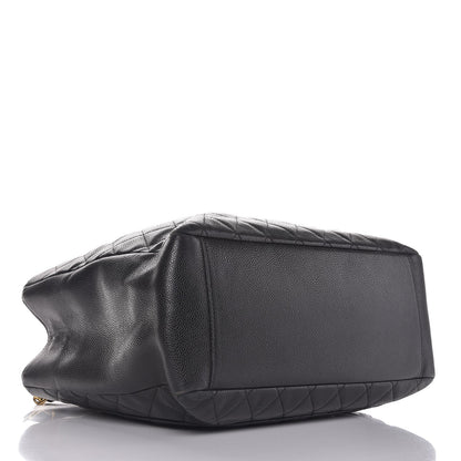 Chanel Caviar Quilted Grand Shopping Tote GST Black 4 of 15
