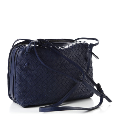 Bottega Veneta Nappa Intrecciato Pillow Crossbody Messenger Atlantic 3 of 9