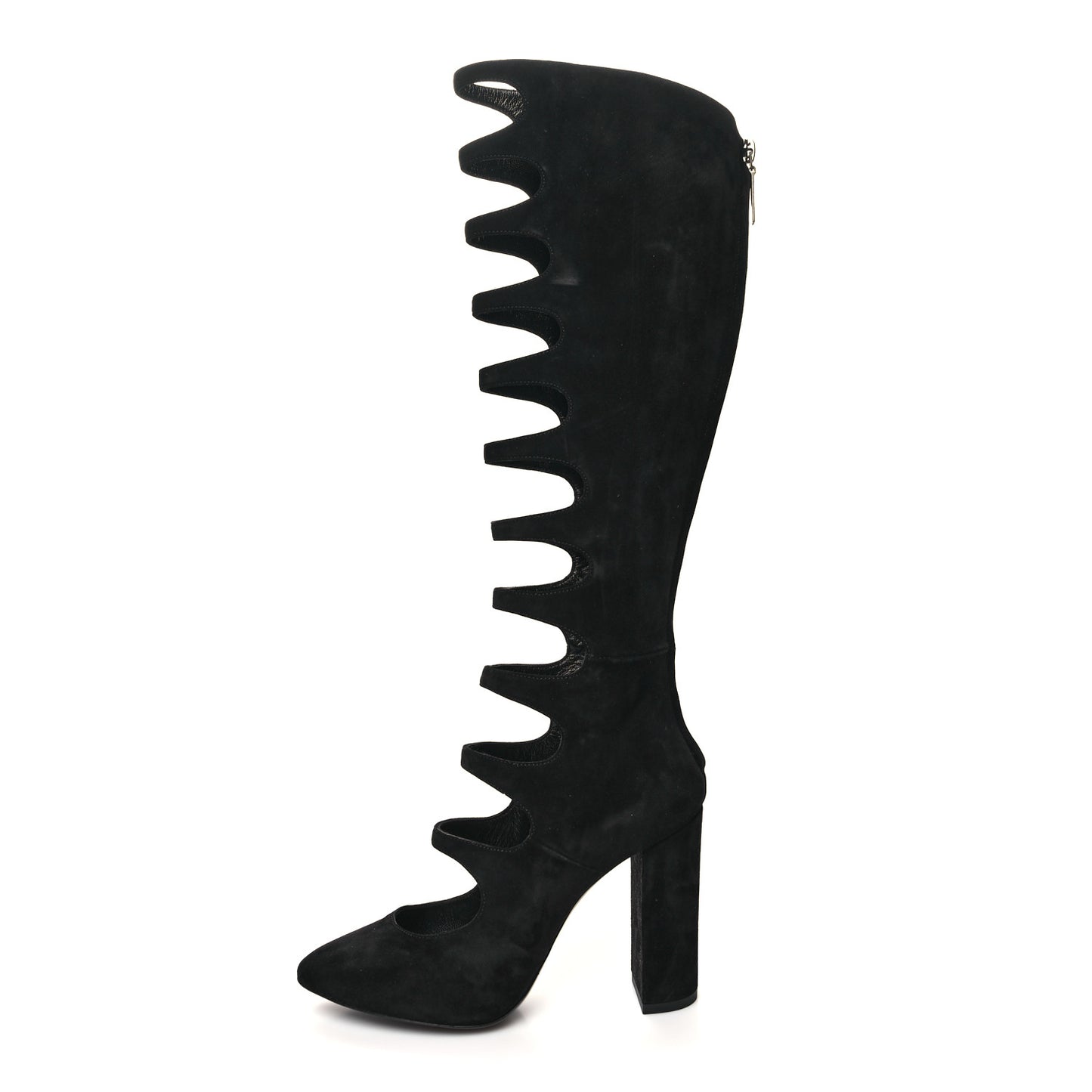 Suede Cut Out Joplin Over The Knee Boots 36.5 Black