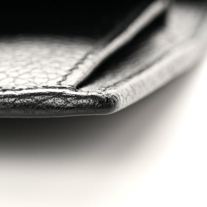 Gucci Pebbled Calfskin Soho Compact Flap Wallet Black 13 of 17