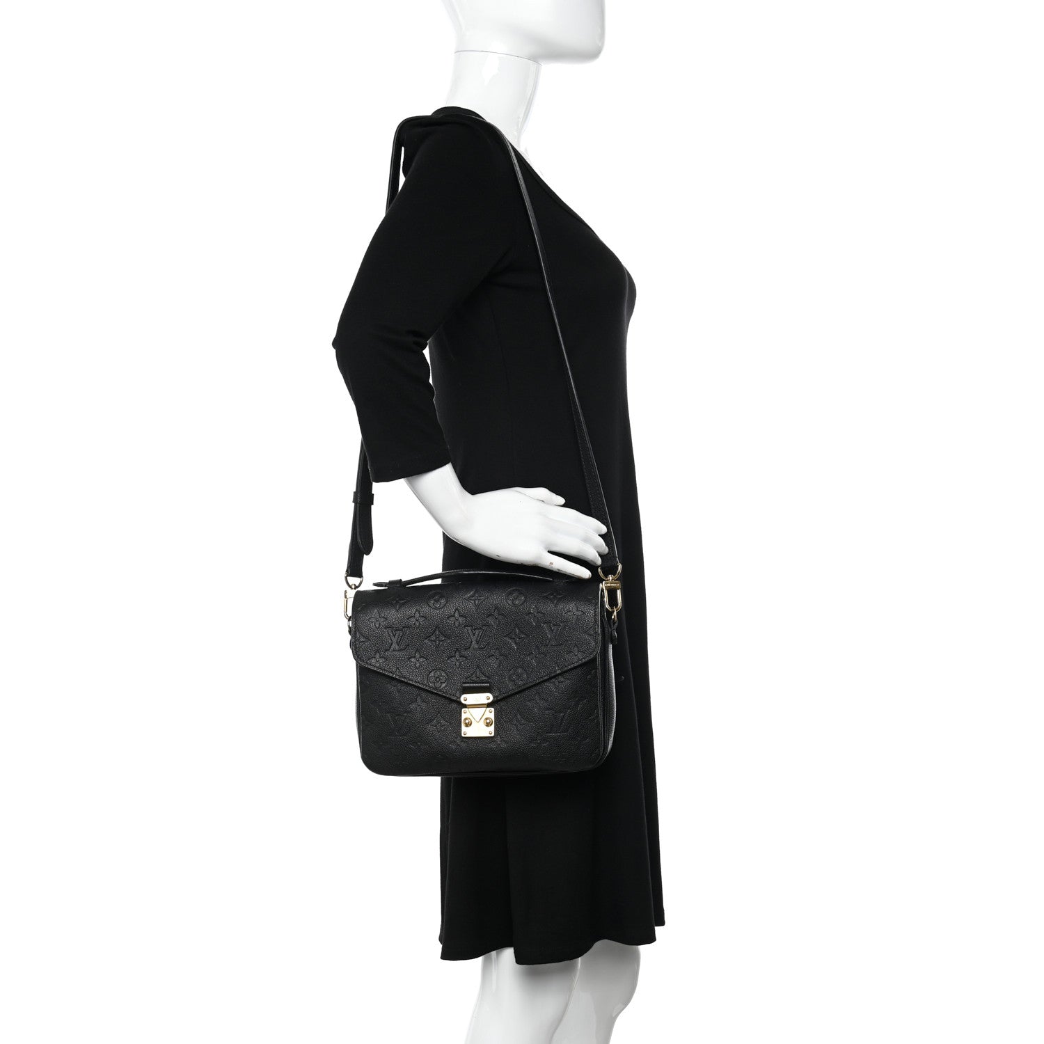 Louis Vuitton Empreinte Pochette Metis Black 2 of 10