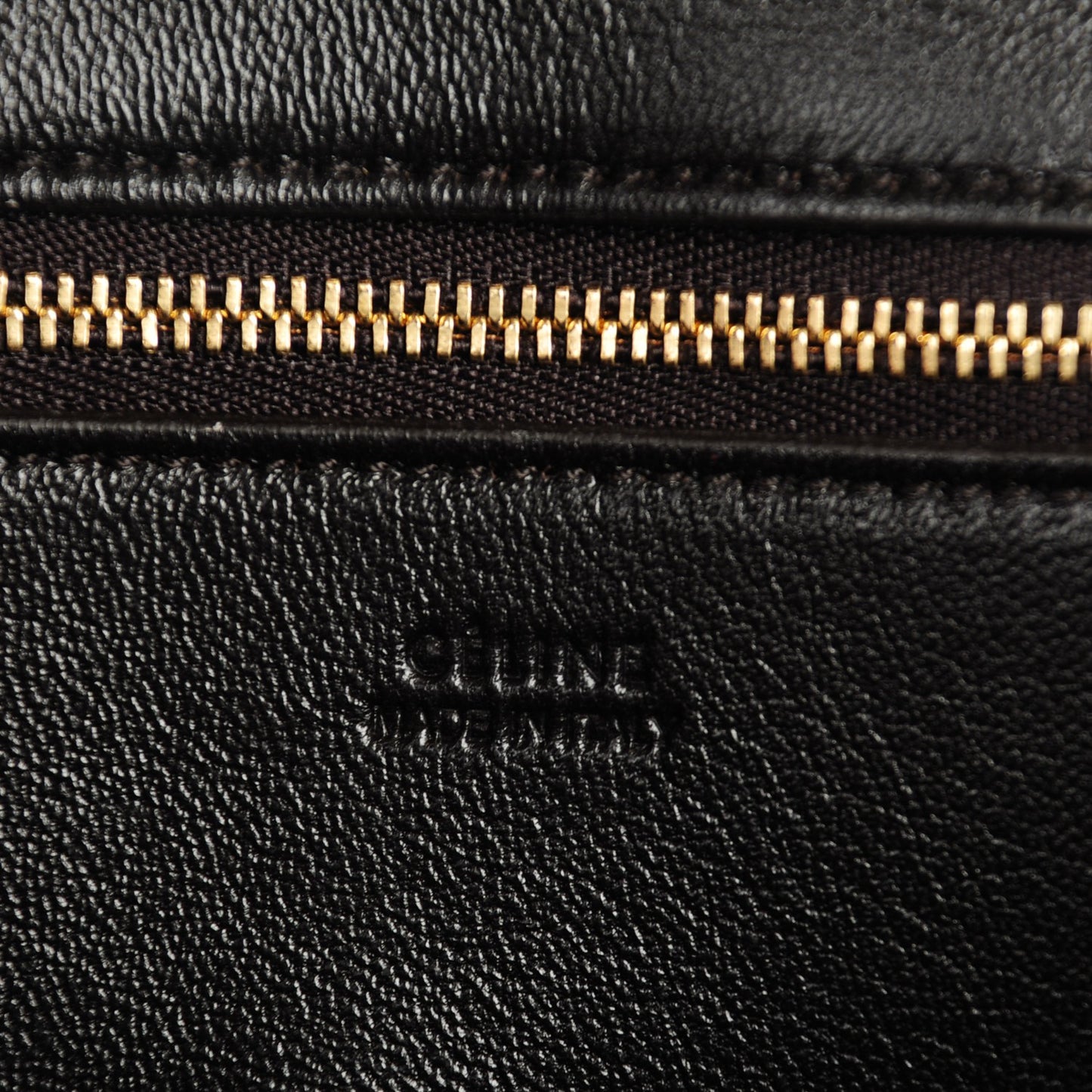 Goatskin Smooth Calfskin Small Ring Bag Dark Taupe