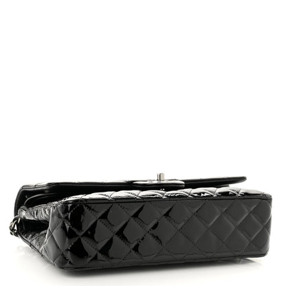 Chanel Patent Quilted Medium Double Flap Black 4 of 10