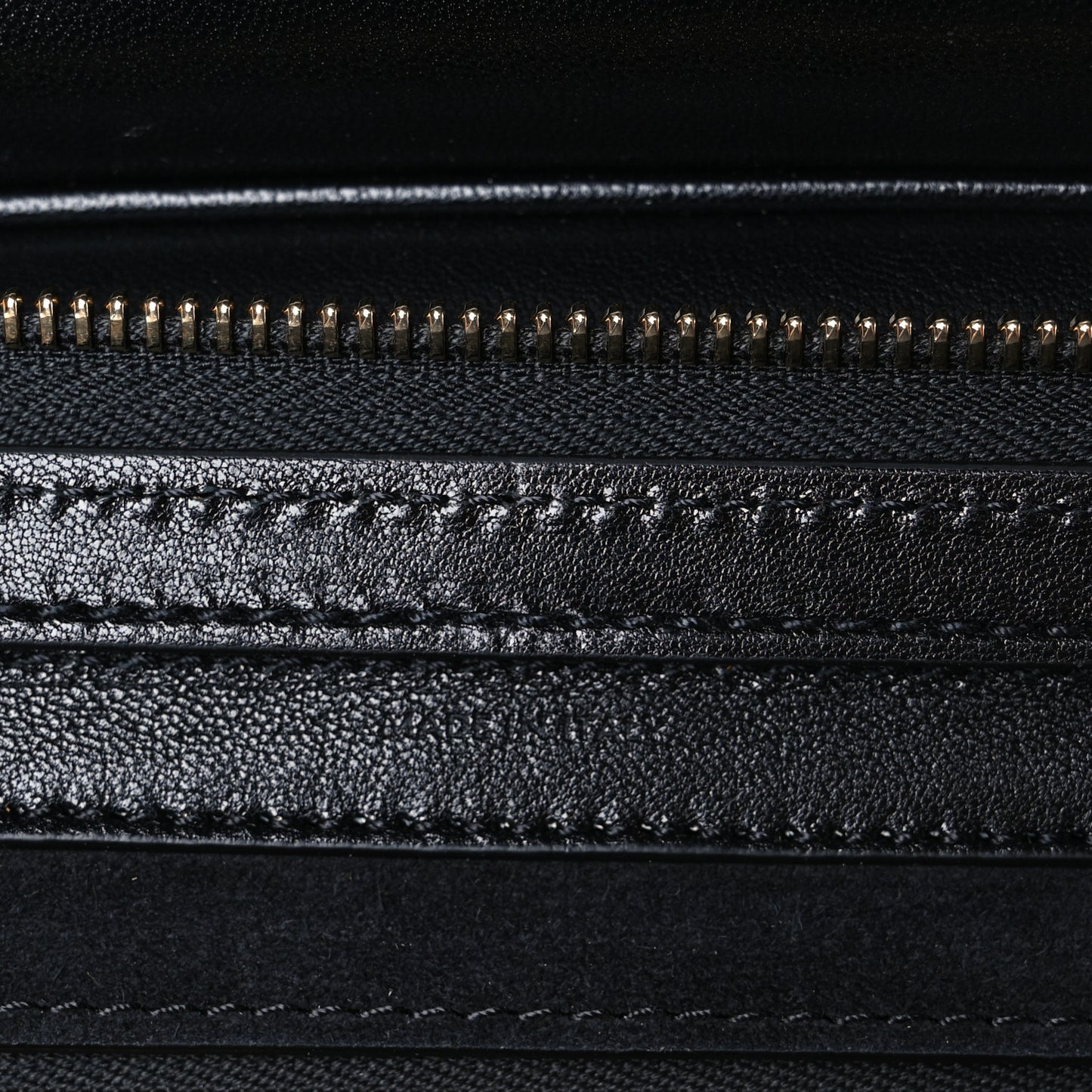 Supple Shiny Lambskin Little New Luggage Black