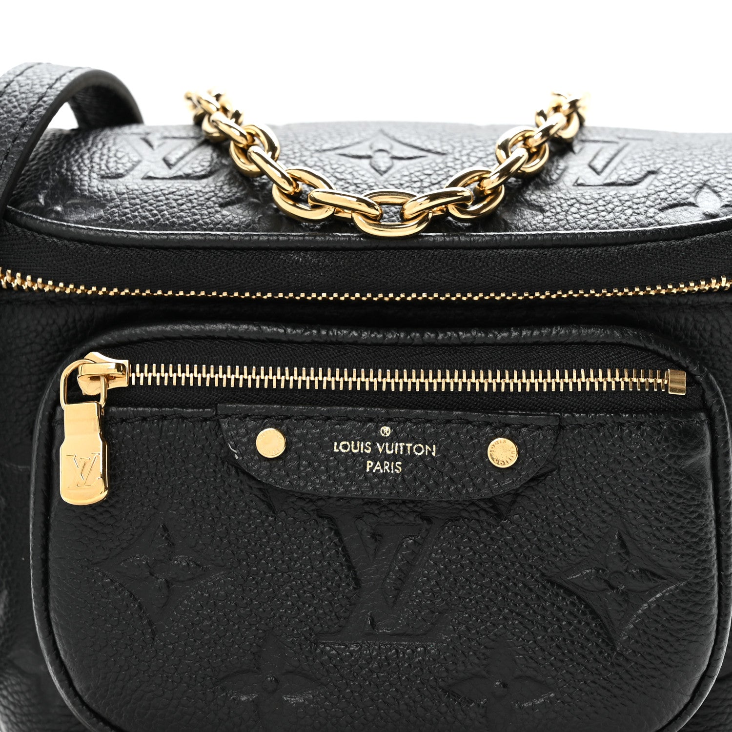 Louis Vuitton Empreinte Mini Bumbag Black 7 of 10